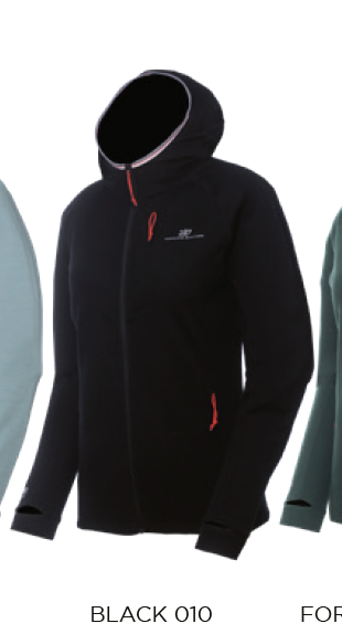 GASSKA  MERINO JACKET WITH HOODIE WOMEN