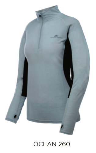 ROSTU  MERINO MESH WOMEN´S 1/2 ZIP TOP