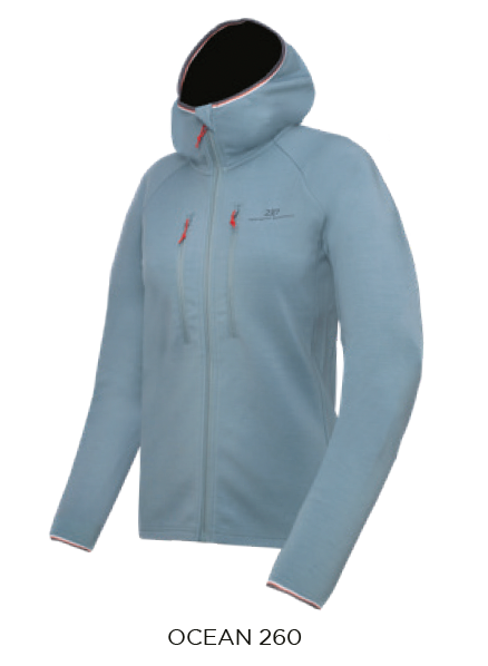 SKAULO  WOOL HOODIE WOMEN